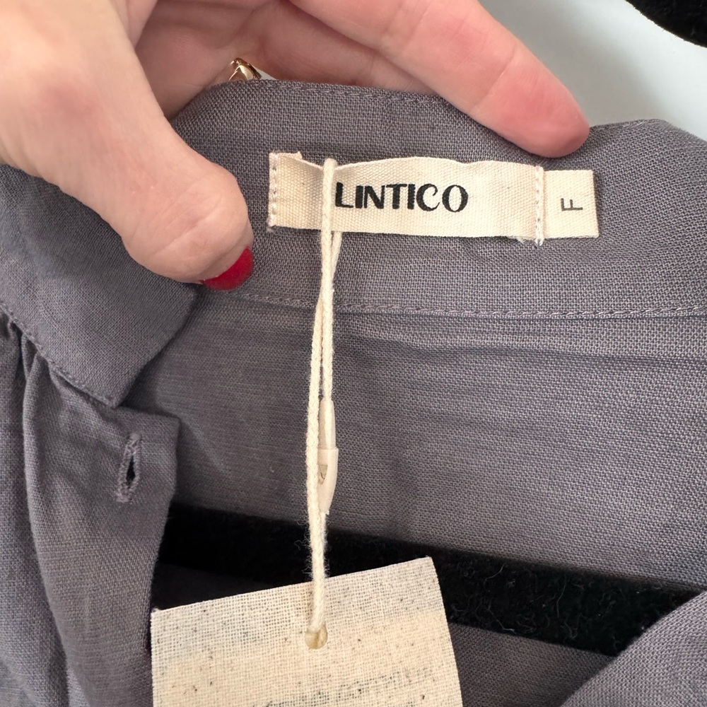 NWT‼️ Lintico Linen Blend Top - Picture 2 of 4